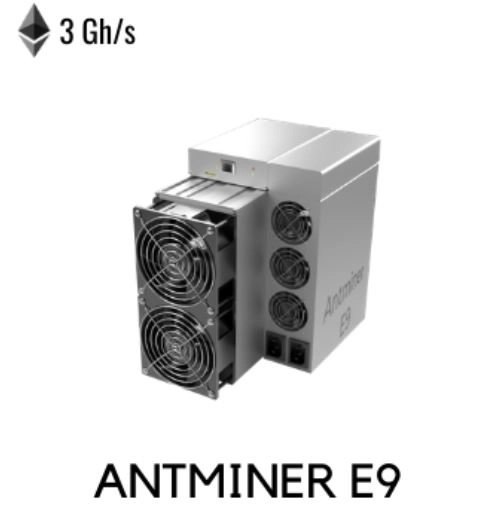 Antminer E9 3Gh/s Ethereum Miner