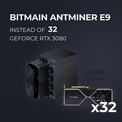 Antminer E9 3Gh/s Ethereum Miner