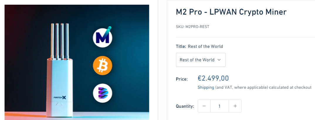 M2 Pro - LPWAN Crypto Miner